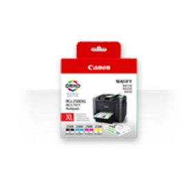 CANON CART INK MULTICOLOR (BK + C + Y + M) PGI-2500XL PER MAXIFY MB4050, MB5050, MB5350 - 9254B004