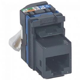 LEGRAND CONNETTORE KEYSTONE TOOLLESS RJ45 NERO CAT. 6   UTP PER SERIE CIVILE CONFEZONE DA 10 - LG-033181