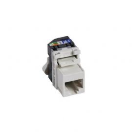 LEGRAND CONNETTORE KEYSTONE TOOLLESS RJ45 BIANCO  CAT. 6   UTP PER SERIE CIVILE CONFEZIONE DA 10 - LG-033161