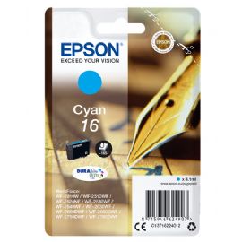 EPSON CART INK CIANO PER WF-2510WF, WF-2520NF, WF-2530WF WF-2540WF SERIE 16 PENNA E CRUCIVERBA - C13T16224012