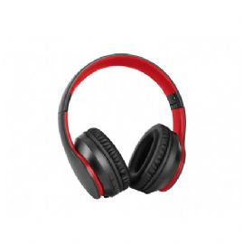 ADJ CUFFIA DEEP PLUS BLUETOOTH, MICROFONO INTEGRATO, CONTROLLO VOLUME IN-LINE, COLORE ROSSO/NERO - 780-00055