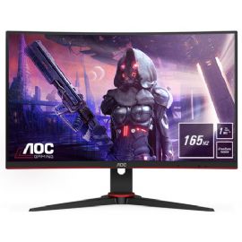 AOC MONITOR CURVO 23,6 LED VA 16:9 FHD 1MS 165HZ 250 CDM, VGA/HDMI, MULTIMEDIALE - C24G2AE