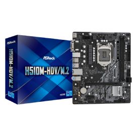 ASROCK MB H510M-HDV/M.2, LGA 1200, H510, 2DDR4, M2, MATX - H510M-HDV⁄M.2