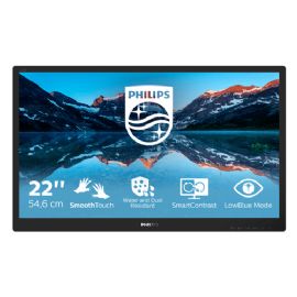 PHILIPS MONITOR TOUCH 21,5 LED TN 16:9 FHD 1MS 250 CDM, VGA/DP/DVI/HDMI, PIVOT, MULTIMEDIALE, IP65 - 222B9TN