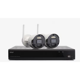 ISIWI KIT WIRELESS CONNECT AIR2 ISW-K2N8BFBTA4MP-2 GEN1 NVR 8 CANALI + 2 TELECAMERE  A BATTERIA DA 8 - ISW-K2N8BFBTA4MP-2 G