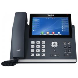 YEALINK TELEFONO VOIP 2XLAN GIGABIT, DISPLAY TOUCH 7, 1XRJ9, 12 LINEE SIP, 16 LINEE SIP - SIP-T48U