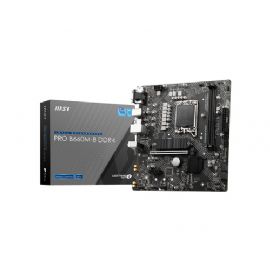 MSI MB PRO B660M-B DDR4, B660, LGA1700, 2DDR4, 1PCI-Ex16, 1PCI-Ex1, 1M2, 4SATA3 - PRO B660M-B DDR4