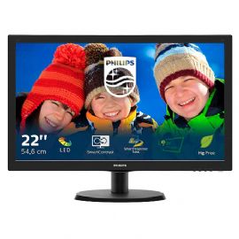 PHILIPS MONITOR 21,5 LED TN 16:9 FHD 5MS 250 CDM, VGA/DVI-D - 223V5LSB⁄00