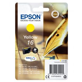 EPSON CART INK GIALLO PER WF-2510WF, WF-2520NF, WF-2530WF WF-2540WF SERIE 16 PENNA E CRUCIVERBA - C13T16244012