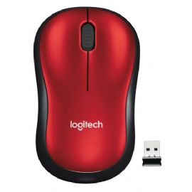 LOGITECH WIRELESS MOUSE M185 OTTICO, USB, COLORE ROSSO - 910-002237