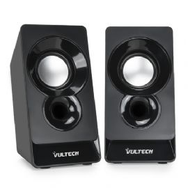 VULTECH CASSE ACUSTICHE SPEAKER 2.0 AUTOALIMENTATE USB 2.0 3W RMS NERO - SP-320N