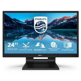 PHILIPS MONITOR TOUCH 23,8 LED IPS 16:9 FHD 5MS 250 CDM, VGA/DVI/DP/HDMI, IP54, MULTIMEDIALE, BASE RIPIEGABILE - 242B9TL