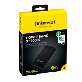 INTENSO POWER BANK 20000MAH USB A+TYPE C 5V-3.1A MICRO USB+TYPE C 5V-2.4A BLACK - 7313550