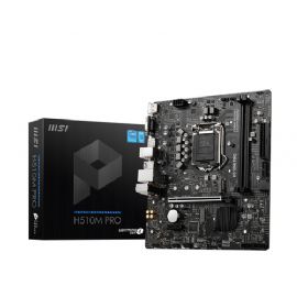 MSI MB H510M PRO, LGA 1200, 2DDR4, 1PCI-Ex16, 2M2, 4SATA3, VGA/DP/HDMI, COMET, ROCKET LAKE - H510M PRO