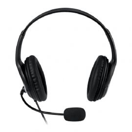 MICROSOFT CUFFIA STEREO LIFECHAT LX-3000, USB, MICROFONO CON RIDUZIONE RUMORE, MATERIALE SIMILPELLE - JUG-00015