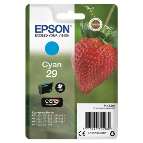 EPSON CART. INK CIANO SERIE FRAGOLA - C13T29824012