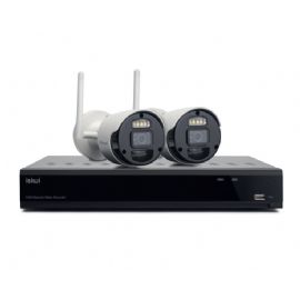 ISIWI KIT WIRELESS CONNECT2 ISW-K1N8BF2MP-2 NVR 8 CANALI + 2 TELECAMERE IP 1080P WIRELESS CON FUNZIONE PIR - ISW-K1N8BF2MP-2