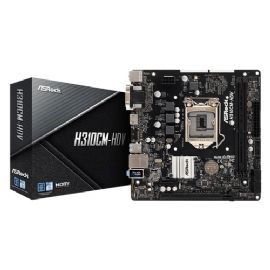 ASROCK MB H310, H310CM-HDV, LGA 1151, 2DDR4 PCI-E X16 DVI/HDMI MATX - H310CM-HDV