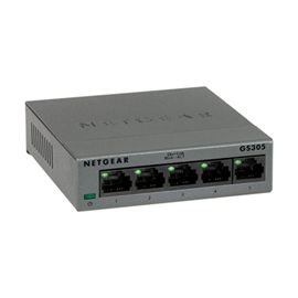 NETGEAR SWITCH 5 PORTE GIGABIT CASE METALLICO - GS305-300PES