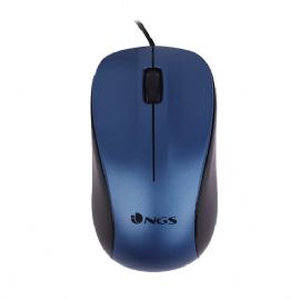 NGS MOUSE OTTICO 1200 DPI CON FILO BLU - CREWBLUE