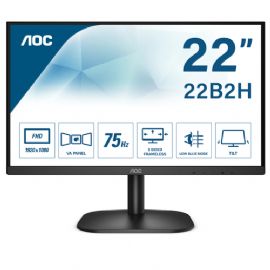 AOC MONITOR 21,5 LED VA 16:9 FHD 4MS 200 CDM, VGA/HDMI - 22B2H