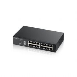 ZYXEL SWITCH UNMANAGED 16 PORTE GIGABIT, DESIGN SENZA VENTOLE, DESKTOP/RACK - GS1100-16-EU0103F