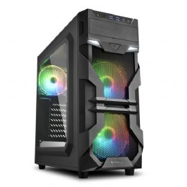 SHARKOON CASE VG7-W RGB, ATX, 2XUSB2, 2XUSB3, 6 SLOTS - VG7-W RGB