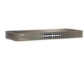 TENDA SWITCH 16 PORTE LAN GIGABIT, IEEE 802.3/U/X/AB, SWITCHING 32GBPS, PROTEZIONE FULMINI 6KV - TEG1016G