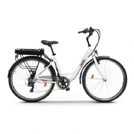 JEEP BICICLETTA ELETTRICA CITY E-BIKE VELOCITA MAX 25 KM/H RUOTE 28 MOTORE 250W BIANCO - JEEPC28LWK