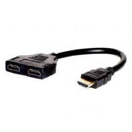 LINK ADATTATORE HDMI MASCHIO A 2 X HDMI FEMMINA CM 20 - LKADAT01