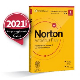 SYMANTEC NORTON ANTIVIRUS PLUS 2020 1 DISPOSITIVO 12 MESI 2GB - 21397559