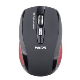 NGS MOUSE WIRELESS CON NANO RICEVITORE USB 800-1600DPI 2 TASTI + ROTELLA COLORE NERO BIANCO - REDFLEADVANCED