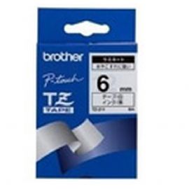 BROTHER NASTRO LAMINATO DA 6 MM (8 M) NERO/BIANCO - TZE211