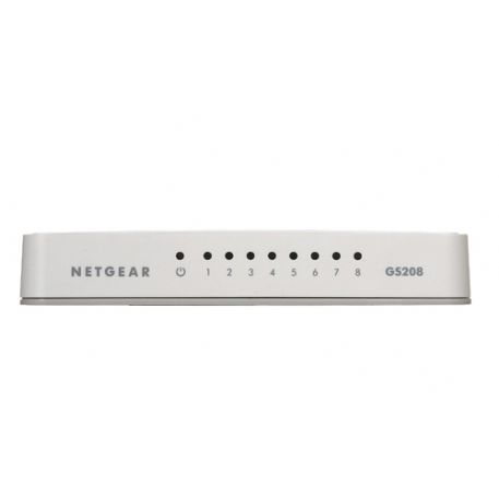 NETGEAR SWITCH 8 PORTE GIGABIT - GS208-100PES