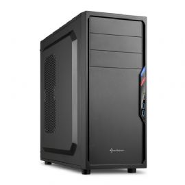 SHARKOON CASE VS4-V, ATX, 6 SLOTS EXPANSION, 2XUSB 3.0 FRONT, DRIVE BAY DA 2,5/3,5/5,25, 1X120MM FAN FRONT, NO PSU, COLORE NERO - VS4-V